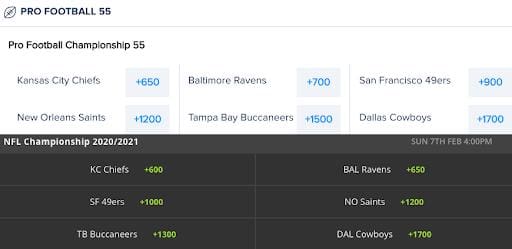 Odds via FanDuel & DraftKings Sportsbook